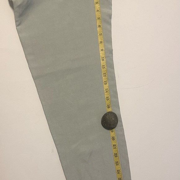 SIGRID OLSON Women's Size 8 Petite Pants Side Zip Light Green Silk Linen Career - Picture 4 of 7